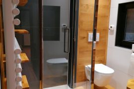 Parquet massif et mural sdb